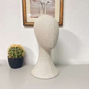 דליאנג סיכה הכנסת קצף מכוסה מניקור בד בד בד בד בד ראש פאה תצוגת כובע מנייקין צעיף - Product Image 4