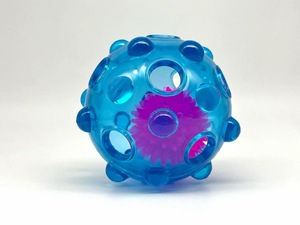 Giocattolo interattivo luminoso del cucciolo Flash <span class=keywords><strong>Ball</strong></span> Self-Hi giocattolo per animali domestici smussati per cani transfrontalieri per Amazon Sounding cartone imballato