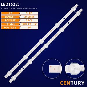 CY19D-2X5 TV Đèn <span class=keywords><strong>LED</strong></span> PB01D345103BL041-001H Đèn Nền <span class=keywords><strong>LED</strong></span> Thay Thế Cho Sunny <span class=keywords><strong>LCD</strong></span> TV SN019LVST59-LD19 5LED 346MM 3V - Product Image 2