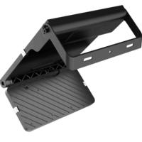 Projecteur solaire pliable en aluminium étanche IP66 avec panneau solaire et télécommande, idéal pour le jardin, le camping, la terrasse, la cour et le garage