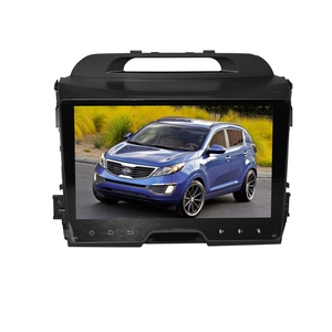 9 inch IPS màn hình gps xe <span class=keywords><strong>Android</strong></span> cho KIA SPORTAGE 2010-, Carplay Wifi tay miễn phí, đài phát thanh âm nhạc Google chơi cửa hàng ứng dụng - Product Image 1