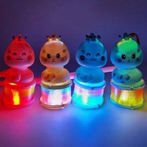 Juguetes Luminosos para Niños al por Mayor 2025, Novedoso Modelo de Serpiente de Dibujos Animados con Resplandor Arcoíris, Juguete de Resorte para Niños - Product Image 3