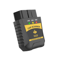 Nueva llegada V020 ELM327 OBD2 escáner compatible con BT ELM 327 OBD herramienta de diagnóstico de coche para Android /IOS/ventana