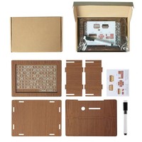 Tirelire en bois avec compteur pour économies, 1000 USD, personnalisable, DIY, pour enfants et adultes, objectif d'épargne