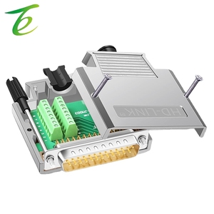 Mỏng <span class=keywords><strong>DB25</strong></span> hàn miễn phí Nam Nữ 25pin hàn miễn phí kết nối 25-pin Adapter Board thiết bị đầu cuối cắm vỏ kim loại - Product Image 6