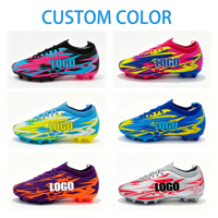 Chaussures de football respirantes FG AG avec absorption des chocs pour l'entraînement sportif
