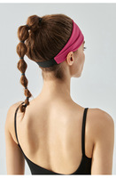 Diademas Deportivas de Nailon YOISSE de Alta Calidad para Mujer, Absorbentes de Sudor, Ligeras y Flexibles, para las Cuatro Estaciones, Venta al Por Mayor