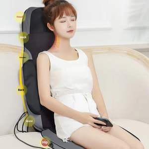 Coussin de massage électrique Portable 26 têtes de Massage Shiatsu pétrissant la Vibration <span class=keywords><strong>pour</strong></span> <span class=keywords><strong>le</strong></span> soutien lombaire du corps siège arrière pied <span class=keywords><strong>pour</strong></span> la maison - Product Image 1