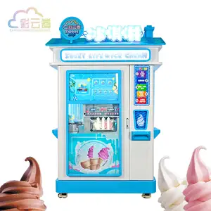 Fully Automatic Ice Cream Robot Vending Machine For Business Bespoke Ice Cream Vending Machine