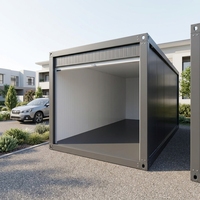 Maisons modulaires commerciales modernes en panneaux sandwich d'acier, abri préfabriqué imperméable pour atelier, hôtel, centre commercial, communauté