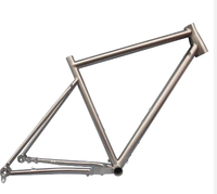 Cadre de vélo en alliage de titane ultra-léger haute résistance, résistant à la corrosion, cadre de vélo de qualité supérieure pour la conduite sur route et en montagne, cyclisme