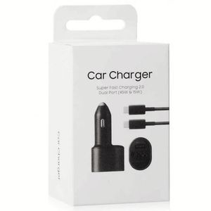 Chargeur de voiture double USB professionnel ultra-rapide (45W+15W) avec deux ports USB C pour Samsung - Product Image 1