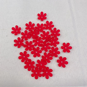 Aomiao's Mystery Acrylic Flower <b>Beads</b> Six Petal Frosted For Jewelry Making Bulk Loose <b>Beads</b> Material ABS <b>Plastic</b> Lucite - Product Image 2