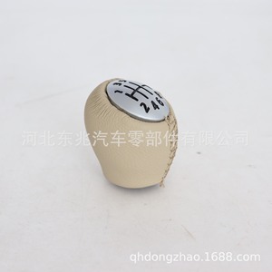 Renault Leather Gear <b>Shift</b> <b>Knob</b> 6-Speed Stitched Ergonomic Car Part - Product Image 3