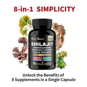 Cápsulas Winstown de Resina de Shilajit, Bebida Dietética, Fabricante Original OEM, Pastas de Ácido Fúlvico, Cápsulas de Shilajit, Píldoras de Shilajit - Product Image 6