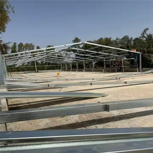 Estructura de acero, nuevo diseño, luz, taller prefabricado para escuelas, talleres al aire libre, casas de campo, temporada de lluvias - Product Image 2