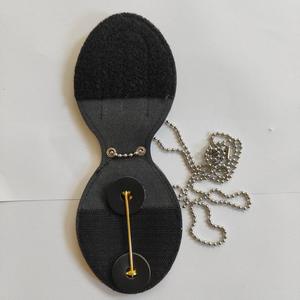 <span class=keywords><strong>Fabricant</strong></span> HLC, badges de sécurité personnalisés pour les agents de sécurité et les policiers, avec chaîne, porte-badge en cuir, badge en métal artisanal pour la décoration de fête - Product Image 4