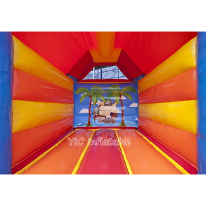 Castello Gonfiabile Commerciale a Tema Pirata con <span class=keywords><strong>Area</strong></span> di Salto e Saltarello Gonfiabile per Parco Divertimenti - Product Image 4