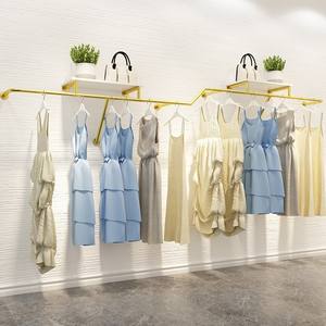 Exhibidor de <span class=keywords><strong>Ropa</strong></span> Metálico Multifuncional de Pared para Tiendas de <span class=keywords><strong>Ropa</strong></span> de Mujer y Niños - Product Image 1