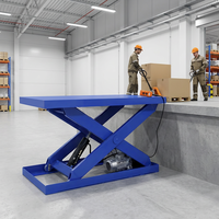 Plateforme élévatrice à ciseaux électro-hydraulique CE Taigang TGZG-G 500kg 1000kg 1500kg, levage à niveau zéro, hauteur maximale 10m, télécommande sans fil