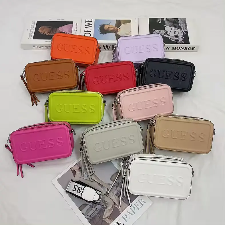 Bolsas Para Mujer Guesses Snapshot Bags Ladies Monederos y bolsos de mano de lujo para mujer Bolsos de diseñador Marcas famosas