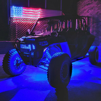 MISUN 4x4 APP Control Car 4 Pods Underglow LED Multi-Color RGBW Rock Light