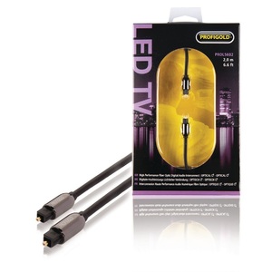 สายสัญญาณเสียงดิจิตอล Toslink ชนิดตัวผู้ ยาว 2 เมตร สีแอนทราไซต์ - Product Image 3