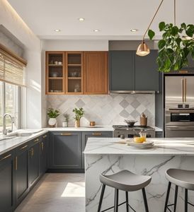 Meuble de cuisine, armoire de cuisine, design moderne personnalisable, ensemble d'armoires, armoire de cuisine - Product Image 5