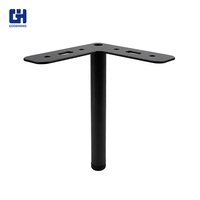 Pieds de meubles en fer modernes et luxueux FF6216 avec un design simple pour les chambres, les salons, les chaises, les canapés, les tables et les lits