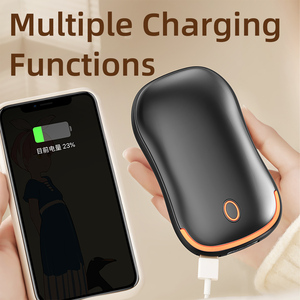 2023 New Model 5000mAh 10000mAh USB <b>Rechargeable</b> Power Bank <b>Hand</b> <b>Warmer</b> LED Temperature Display <b>Mini</b> Pocket <b>Hand</b> <b>Warmer</b> - Product Image 4