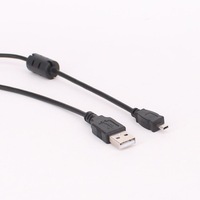 Kabel Data USB kamera SLR Mini 8-Pin untuk D3200 D5000 D5100 D5200 D7100 S2600 P520 kabel USB Transfer Data yang efisien