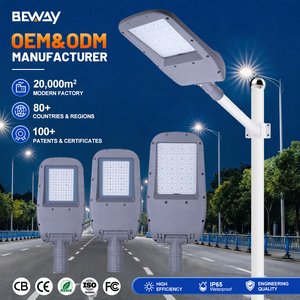 Lampadaires à économie d'énergie Impact of the Interview 80 120 180 Watt Éclairage public LED gris étanche - Product Image 1