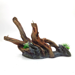 Bois flottant artificiel pour <span class=keywords><strong>aquarium</strong></span>, racine en résine, tronc d'arbre, cachette pour poissons, décoration d'<span class=keywords><strong>aquarium</strong></span>, aspect naturel, décoration en bois pour terrarium de reptiles - Product Image 6