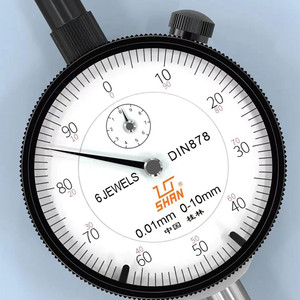 Lg Shan Dial Indicator 0-10mm 0.01mm Accuracy Din878 Mechanical <b>Gauge</b> - Product Image 2