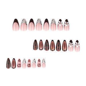 <span class=keywords><strong>Uñas</strong></span> Postizas Francesas Rojas al por Mayor |   <span class=keywords><strong>Uñas</strong></span> Postizas con Diseño Floral 3D con Estampado <span class=keywords><strong>de</strong></span> <span class=keywords><strong>Cebra</strong></span>, <span class=keywords><strong>Leopardo</strong></span> <span class=keywords><strong>y</strong></span> Carey, Gran Venta Transfronteriza - Product Image 2