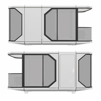 Vente en gros mobile de maisons conteneur capsule extérieures Maisons préfabriquées intelligentes Maison moderne Capsul