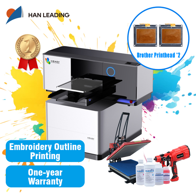 A3+ DTG 4050 Model Automatic Direct to Garment Printer for Cotton Hoodies T Shirts Bags High Accuracy Smooth Printing