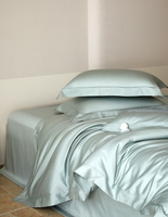 Ensemble de draps en coton égyptien uni pour toutes les saisons, extra résistant