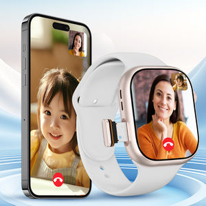 Montre connectée HKSF M16 4G 800mAH 840mAH avec emplacement pour carte SIM, appel par carte SIM, caméra rotative, géolocalisation, SOS, GPS, noire - Product Image 4