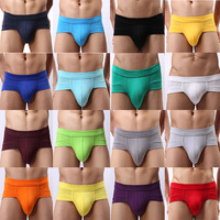 Sous-vêtements pour hommes personnalisés en coton élastique respirant, caleçons, slips sexy, boxers, string