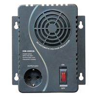 Régulateur de tension automatique monophasé ZHONGSHAN KEBO HW 1000VA AVR en matériau PC avec affichage LED CA, mural, pour appareils électroménagers