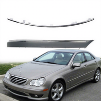 Pour Mercedes Benz W203 Bande de protection de pare-chocs avant arrière en plastique chromé Accessoires 2038853021
