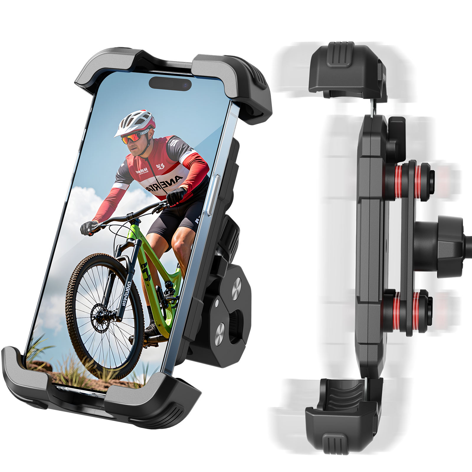 Supporto Per Telefono Manubrio Del Porta Cellulare Da Bicicletta - Foto 9