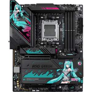 Carte mère ROG Strix X870E-H Gaming WIFI7 Hatsune Miku Edition AMD X870E ATX AM5 DDR5 256 Go SATA compatible Windows 11 - Product Image 1