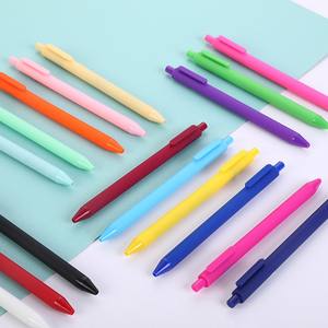 लोगो मुद्रण उपहार के साथ चीन में निर्मित नरम भावना रबर पेंटिंग प्लास्टिक बॉलपॉइंट पेन को बढ़ावा देना - Product Image 4