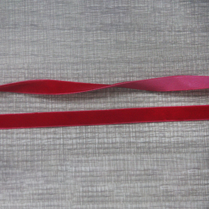 9.5mm <strong>Red</strong> Velvet Webbing Band Factory Wholesale Accessories <strong>Elastic</strong> Tape - Product Image 3
