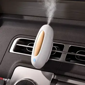 Scenta Professionele Usb Opgeladen Natuurlijke Lucht Parfum Auto Vent Diffuser Custom Automatische Nano Nevel Vernevelen Auto Aroma Diffuser