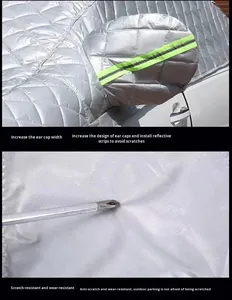 SUV Customized Factory Cotton Protected Snowproof and Waterproof Polyester Fabric Outdoor <strong>Car</strong> <strong>Cover</strong> - Product Image 4