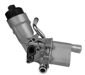 Adaptador invólucro do filtro de óleo do motor, adaptador para 2011-2018 1.4l turbo chevrolet cruze sonic trax buick plus 55566784 8817991400
