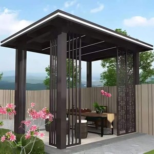 Gazebo de Lujo Ligero para Terraza Exterior, Resistente a <span class=keywords><strong>la</strong></span> Corrosión - Product Image 3